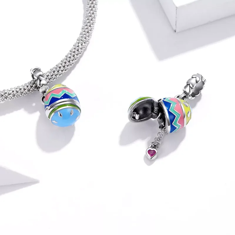 (bild till) Pandora Stil Hängberlock Lucky Eggs - Scc1753 - View 4