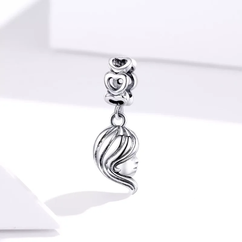 (bild till) Pandora Stil Hängberlock Mor Och Dotter - Bsc275 - View 2