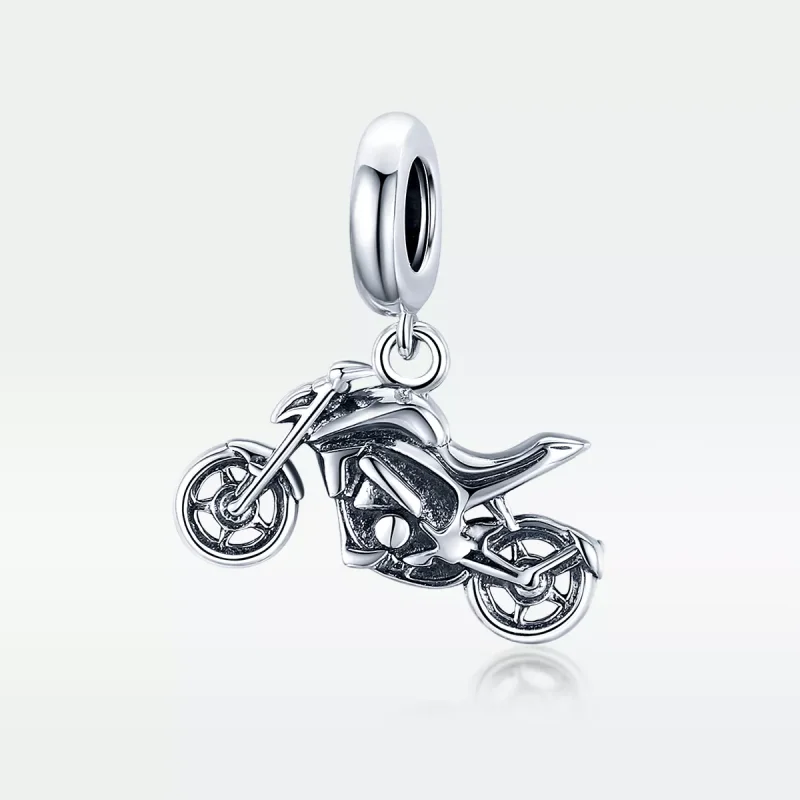 (bild till) Pandora Stil Hängberlock Motorcykel - Scc1712 - View 5