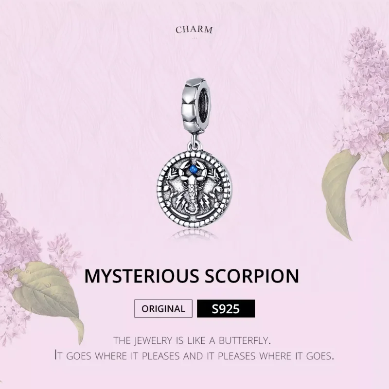 (bild till) Pandora Stil Hängberlock Mystisk Scorpion - Scc1503 - View 6
