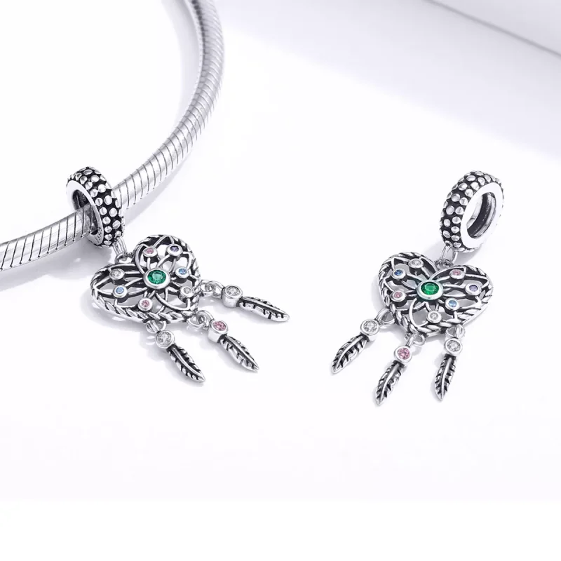 (bild till) Pandora Stil Hängberlock Openwork Family Tree Heart - Scc1445 - View 4