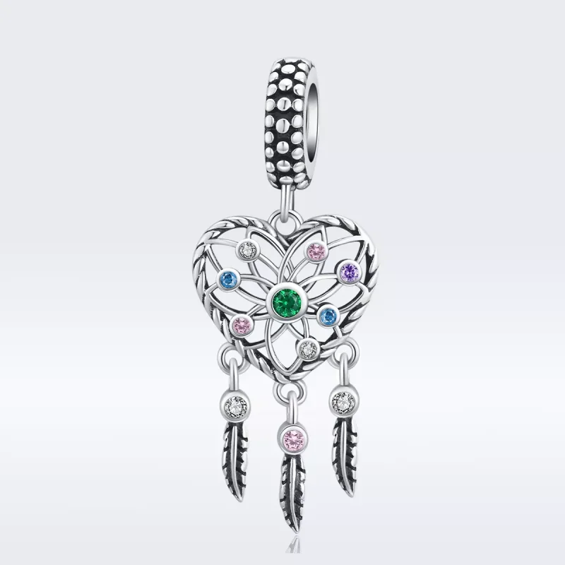 (bild till) Pandora Stil Hängberlock Openwork Family Tree Heart - Scc1445 - View 5