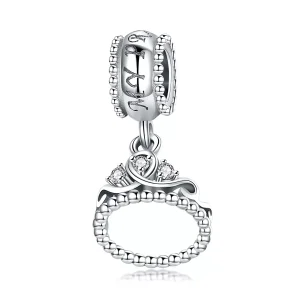 (bild till) Pandora Stil Hängberlock Princess Crown - Scc739