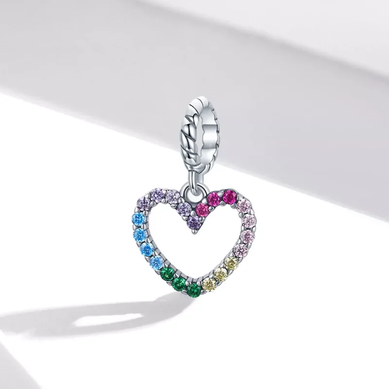 (bild till) Pandora Stil Hängberlock Rainbow Love - Scc1851 - View 2