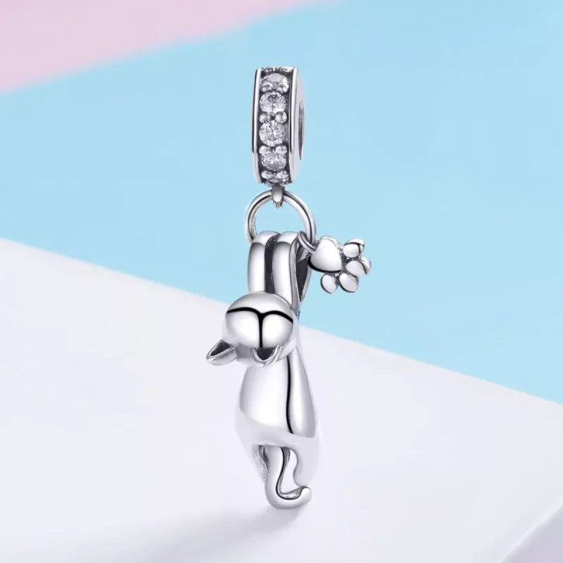 (bild till) Pandora Stil Hängberlock Sticky Cat - Scc930 - View 2