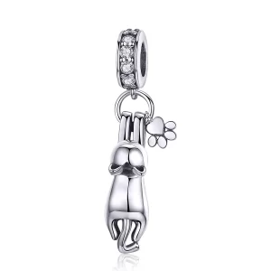 (bild till) Pandora Stil Hängberlock Sticky Cat - Scc930