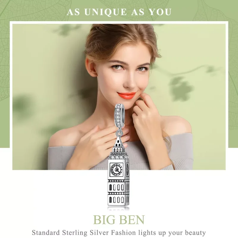 (bild till) Pandora Stil Hängberlock Storbritannien Big Ben - Scc868 - View 6