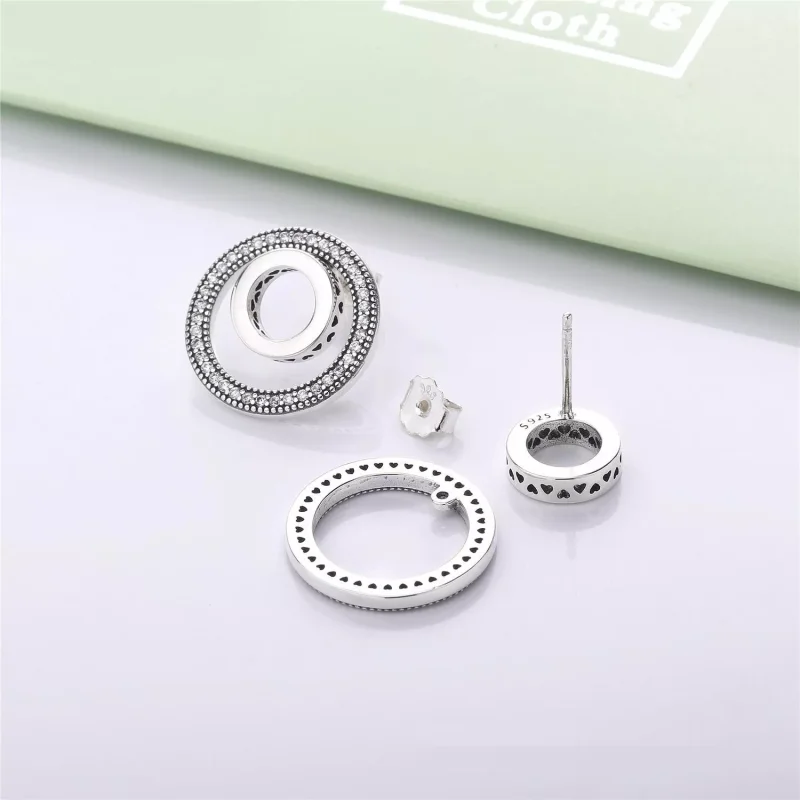 (bild till) Forever PANDORA Signature Örhängen 297446CZ - View 4