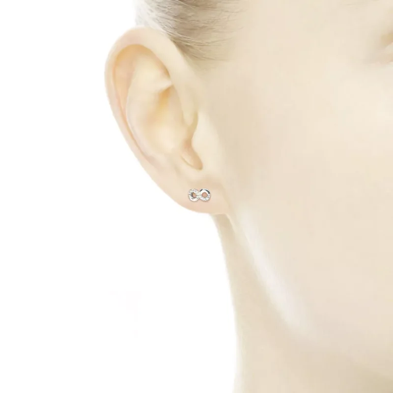 (bild till) PANDORA Infinite Love Örhängen 290695CZ - View 2