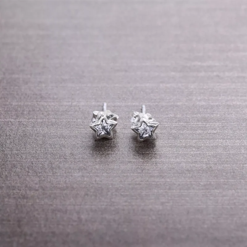 (bild till) PANDORA Sparkling Star Örhängen 290597CZ - View 2