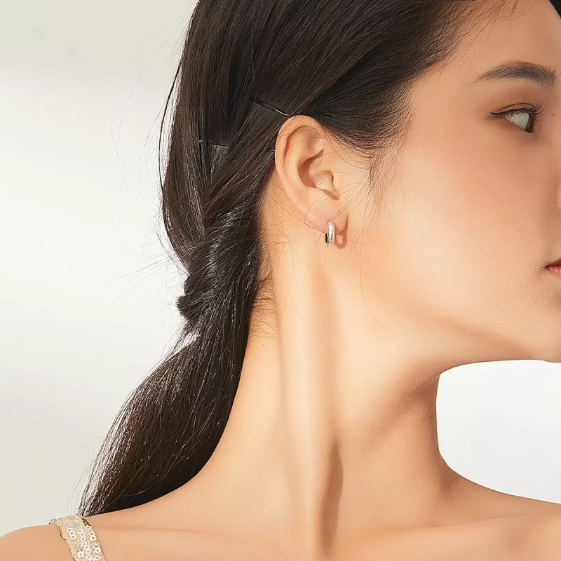 (bild till) Pandora Stil Creoler Anti-Allergistjärnor - Sce873 - View 7