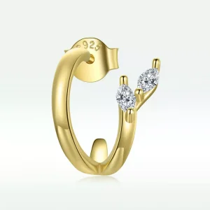 Pandora Stil Creoler Diamant 14 Karats Guldpläterad - Sce1080 (bild till) Pandora Stil Creoler Diamant 14 Karats Guldpläterad - Sce1080