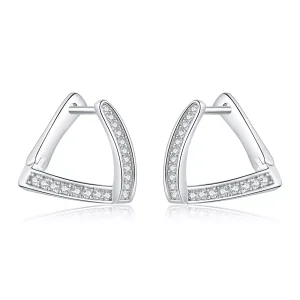 (bild till) Pandora Stil Creoler Geometrisk - Sce975