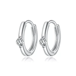 (bild till) Pandora Stil Creoler Lysande Diamant - Sce1050-A