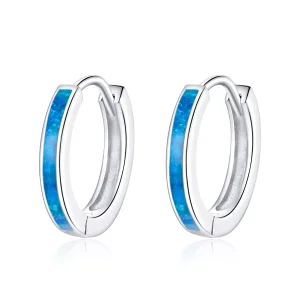 (bild till) Pandora Stil Creoler Opal - Sce992