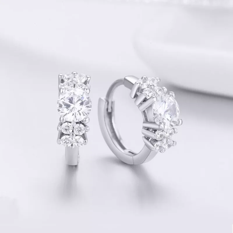 (bild till) Pandora Stil Creoler Romantisk Glans - Sce485 - View 3
