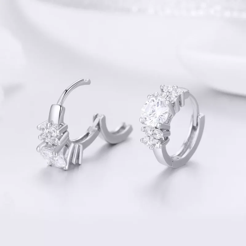 (bild till) Pandora Stil Creoler Romantisk Glans - Sce485 - View 4
