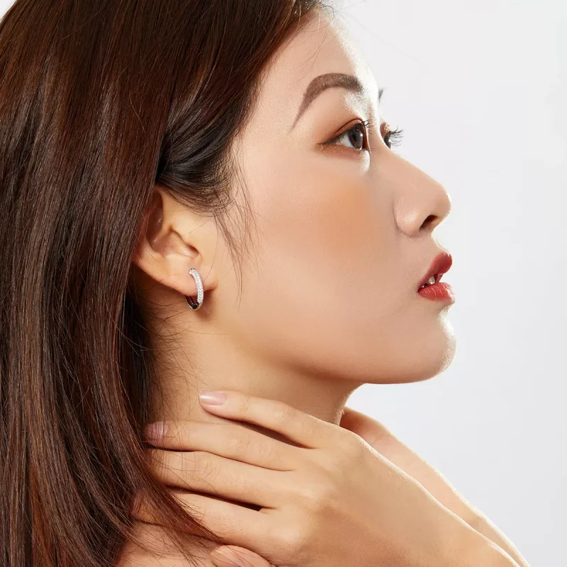 (bild till) Pandora Stil Creoler Skinande - Bse300 - View 7