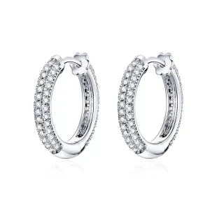 (bild till) Pandora Stil Creoler Skinande - Bse300