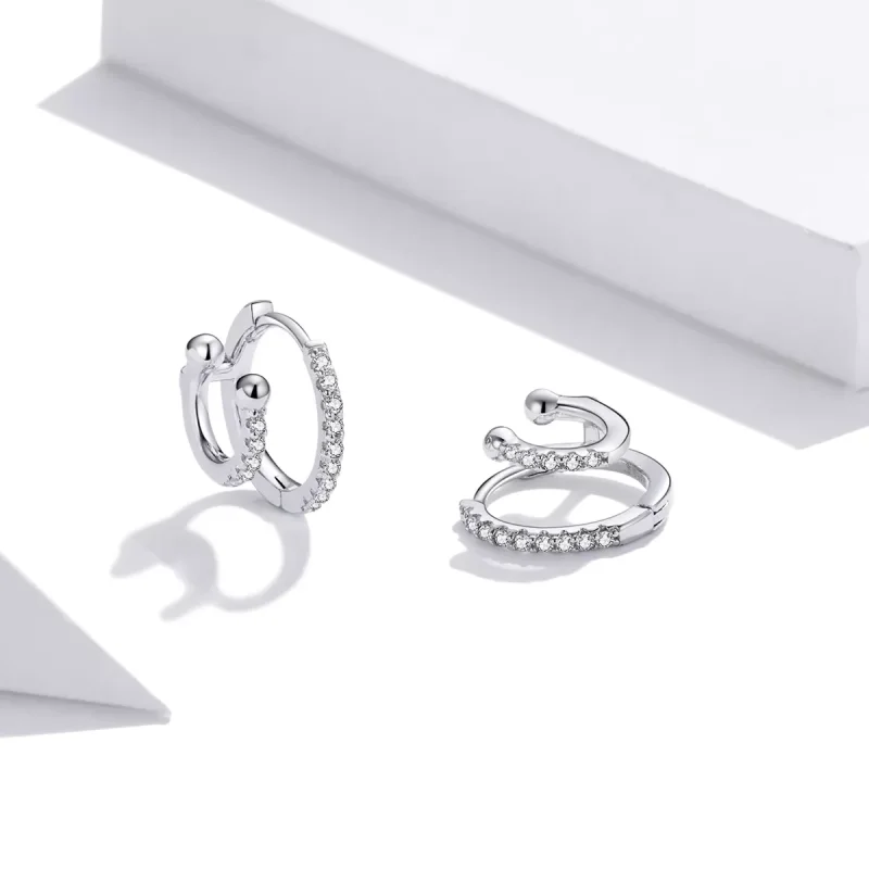 (bild till) Pandora Stil Creoler Skinande - Sce1118 - View 3