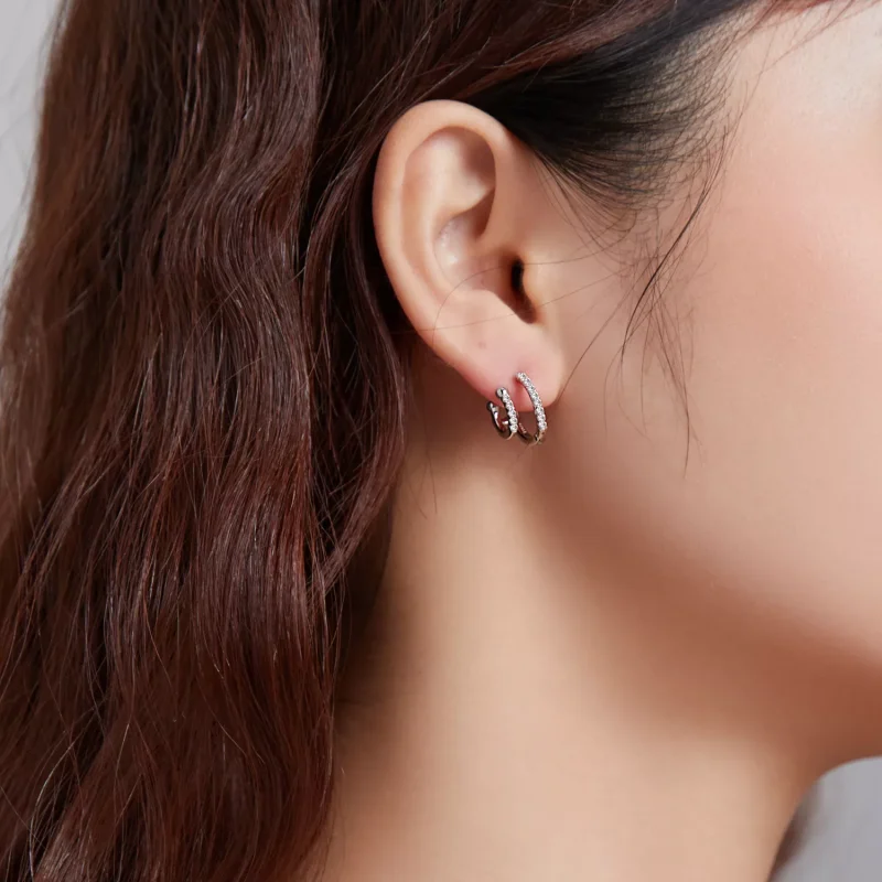 (bild till) Pandora Stil Creoler Skinande - Sce1118 - View 8