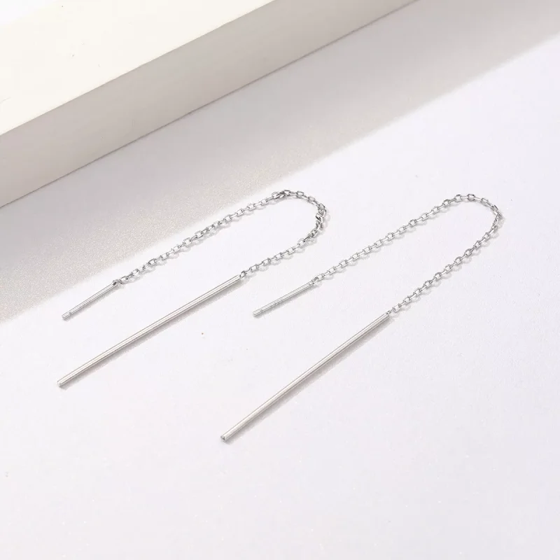 (bild till) Pandora Stil Örhängen Elegant Line - Sce490 - View 2