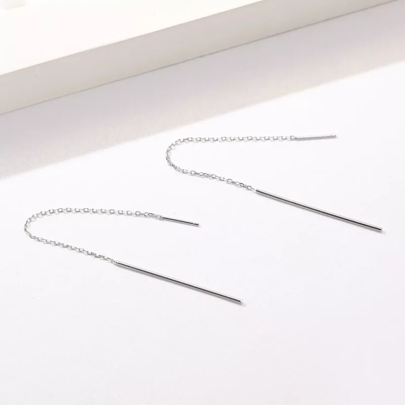 (bild till) Pandora Stil Örhängen Elegant Line - Sce490 - View 3