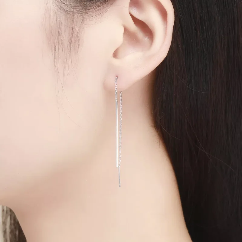 (bild till) Pandora Stil Örhängen Elegant Line - Sce490 - View 5