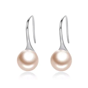 (bild till) Pandora Stil Örhängen Golden Pearl - Sce146
