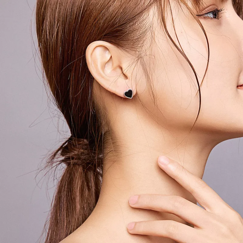 (bild till) Pandora Stil Stiftörhängen Agate Love - Sce915 - View 7