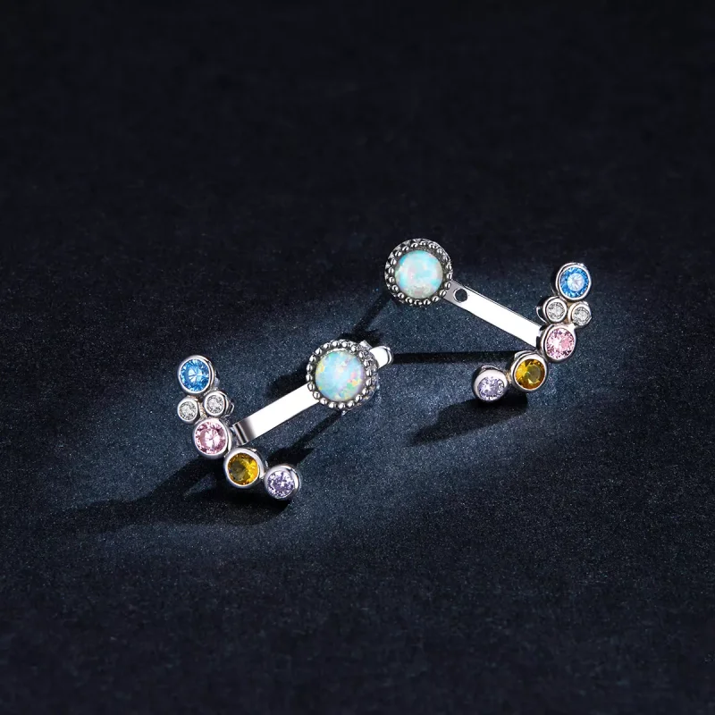(bild till) Pandora Stil Stiftörhängen Coloful Bubbles - Bse392 - View 5