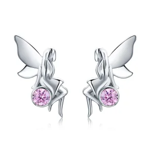 (bild till) Pandora Stil Stiftörhängen Flower Fairy - Sce395
