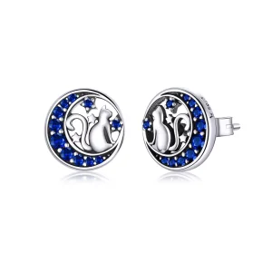 Pandora Stil Stiftörhängen Moon Kitty - Sce880 (bild till) Pandora Stil Stiftörhängen Moon Kitty - Sce880