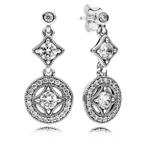 (bild till) PANDORA Vintage Allure Hängande örhängen 290722CZ