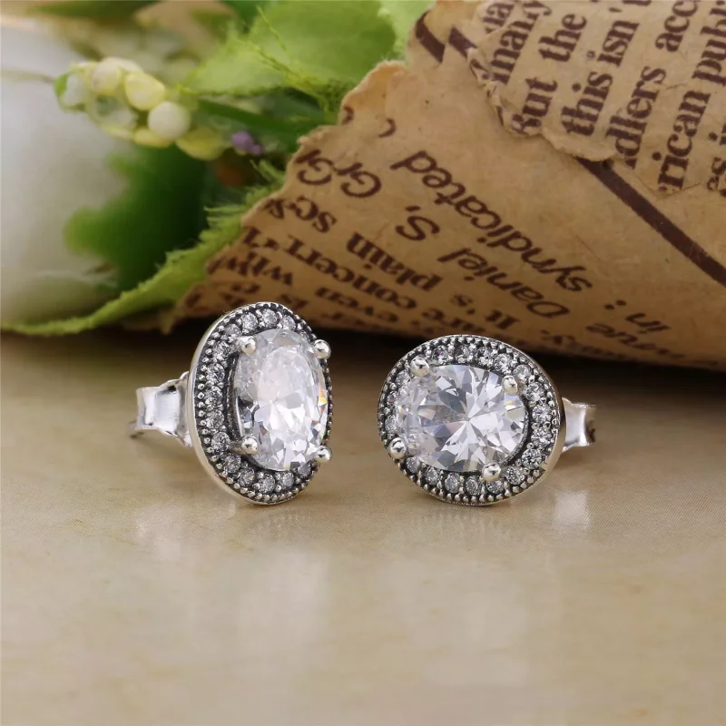 (bild till) PANDORA Vintage Elegance Stiftörhängen 296247CZ - View 3