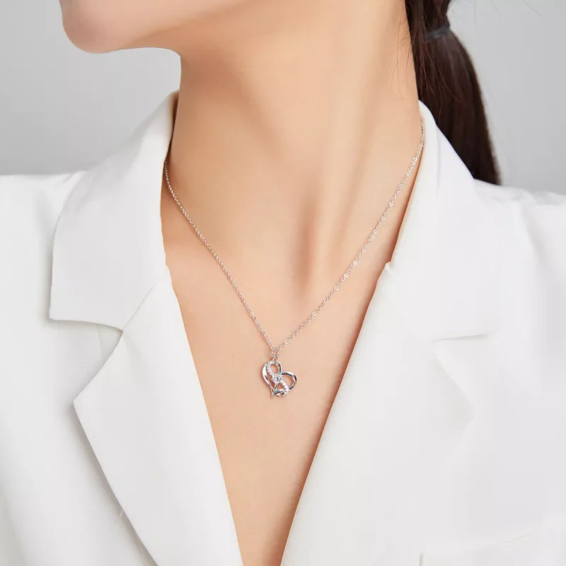 (bild till) Pandora Stil Halsband Ansluten - Scn442 - View 6