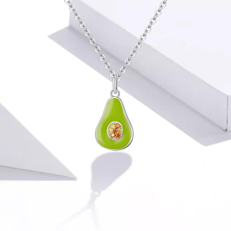 (bild till) Pandora Stil Halsband Avokado - Scn439 - View 5