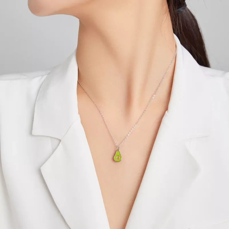 (bild till) Pandora Stil Halsband Avokado - Scn439 - View 6