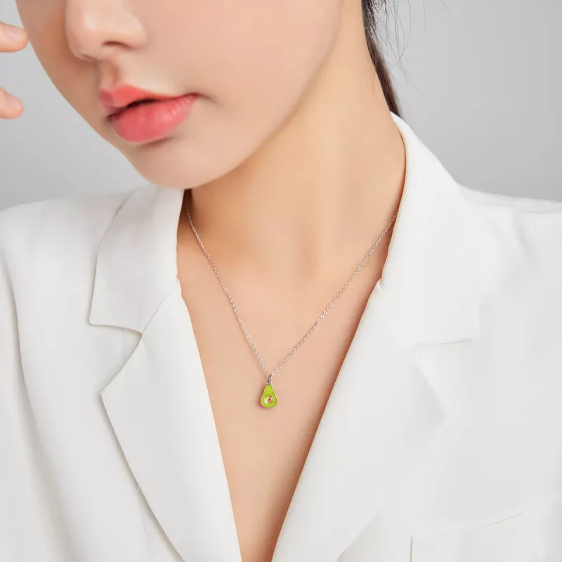 (bild till) Pandora Stil Halsband Avokado - Scn439 - View 8