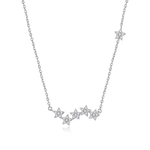 (bild till) Pandora Stil Halsband Blinkande Stjärnor - Scn419