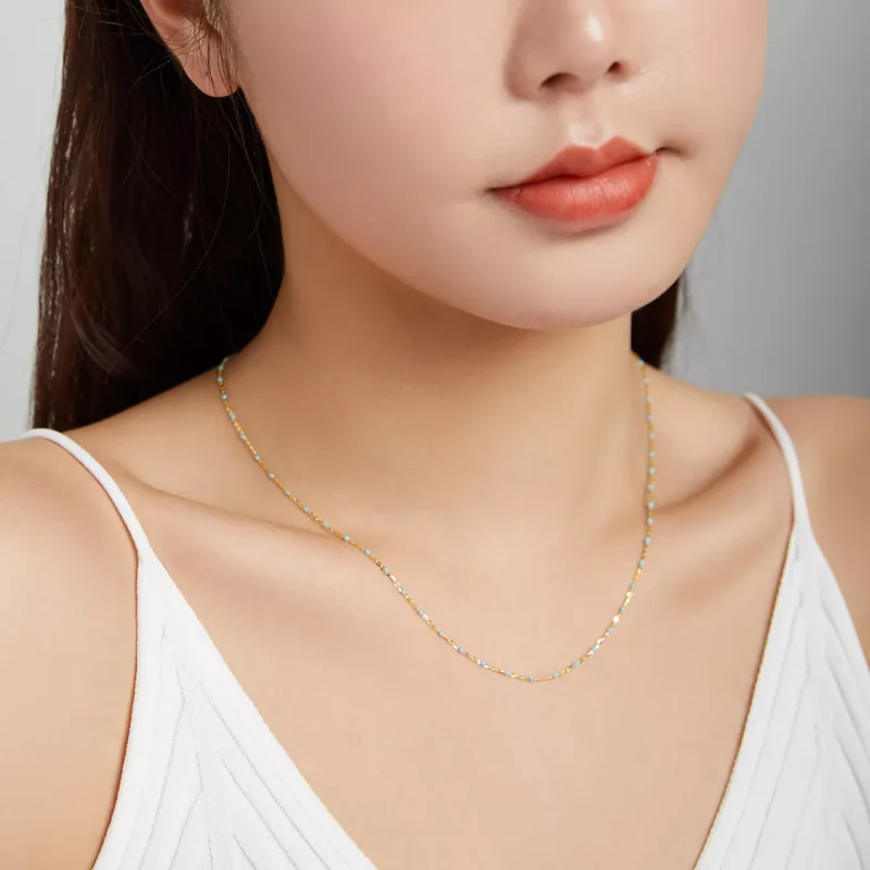(bild till) Pandora Stil Halsband Bohmian - Scn452 - View 7