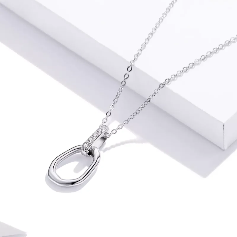 (bild till) Pandora Stil Halsband Geometrisk - Scn440 - View 3