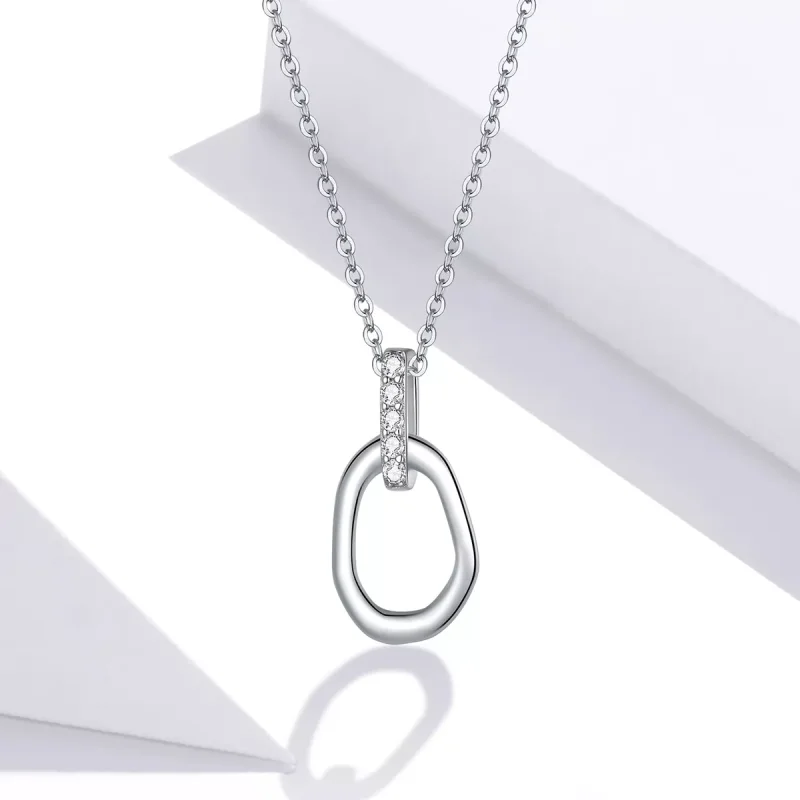 (bild till) Pandora Stil Halsband Geometrisk - Scn440 - View 5
