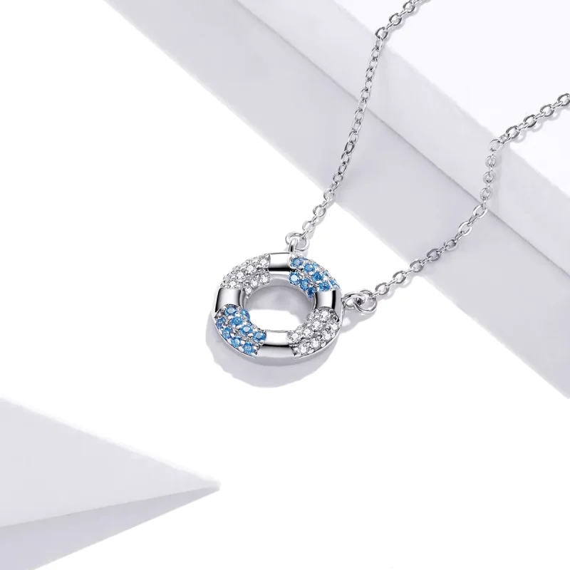 (bild till) Pandora Stil Halsband Glad Simring - Scn447 - View 3