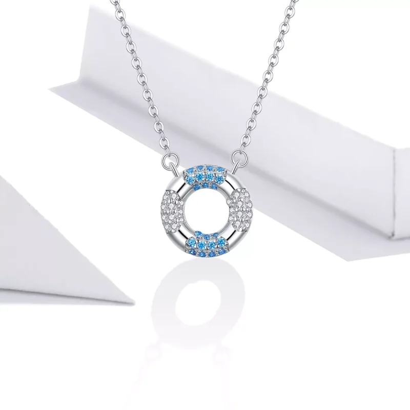 (bild till) Pandora Stil Halsband Glad Simring - Scn447 - View 5
