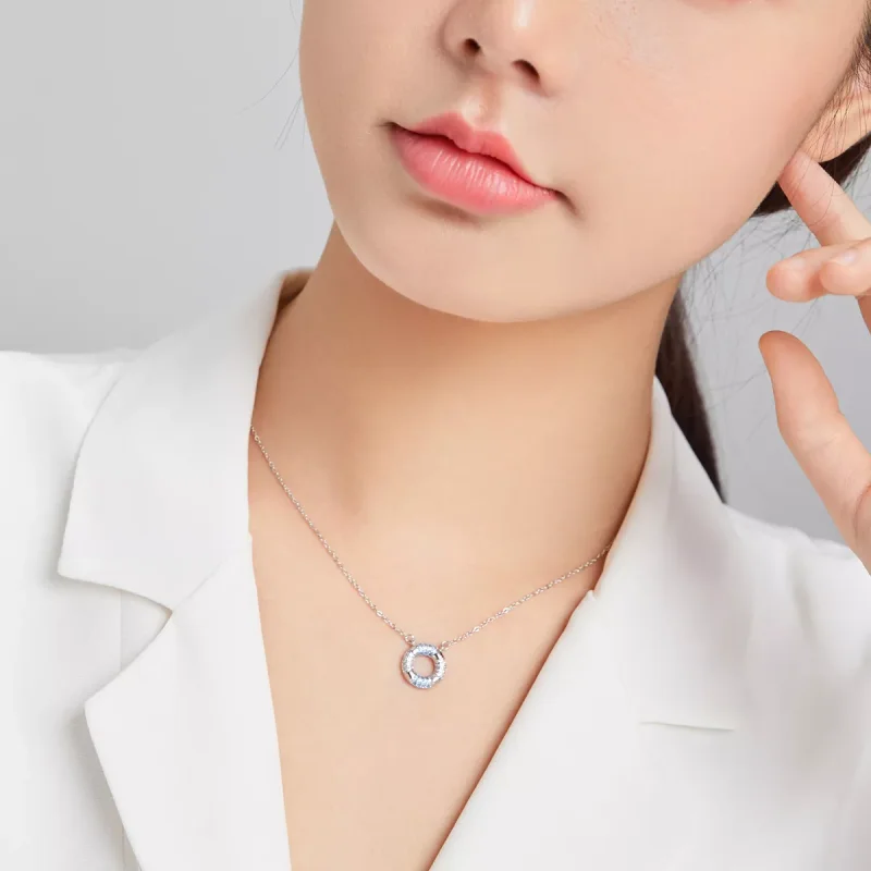 (bild till) Pandora Stil Halsband Glad Simring - Scn447 - View 7