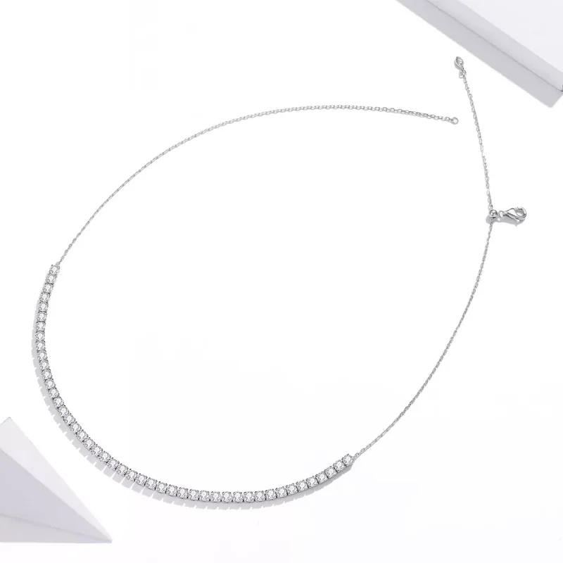 (bild till) Pandora Stil Halsband Glänsande Kedja - Scn437 - View 4