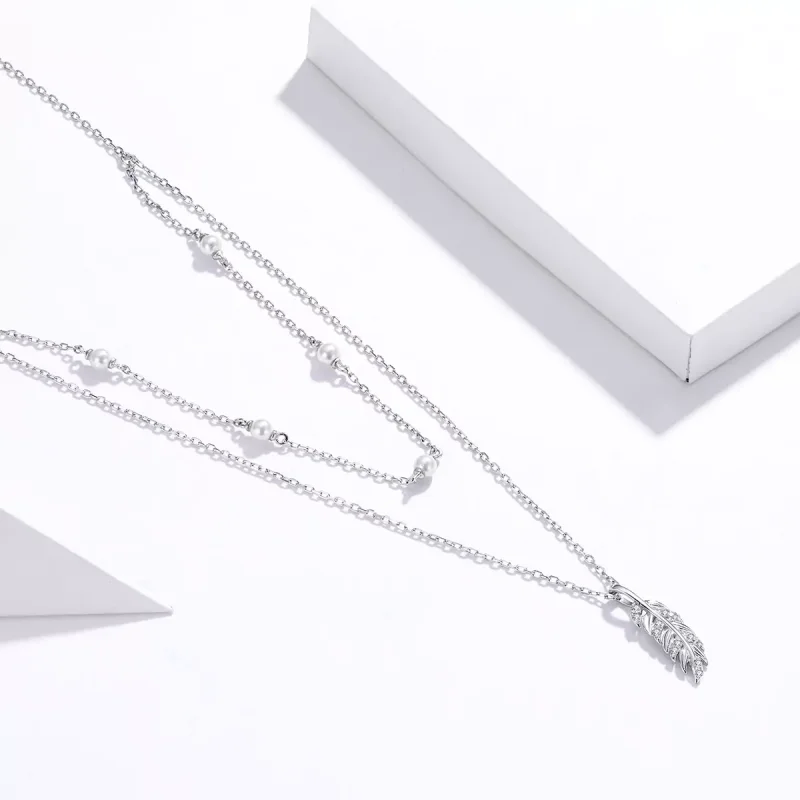 (bild till) Pandora Stil Halsband Glänsande Vete - Bsn208 - View 2