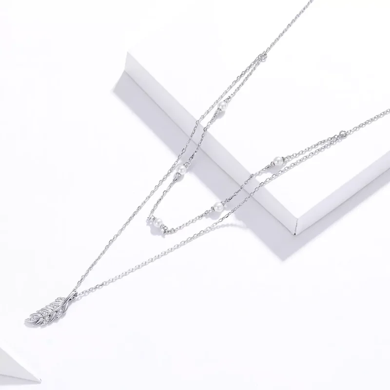 (bild till) Pandora Stil Halsband Glänsande Vete - Bsn208 - View 3