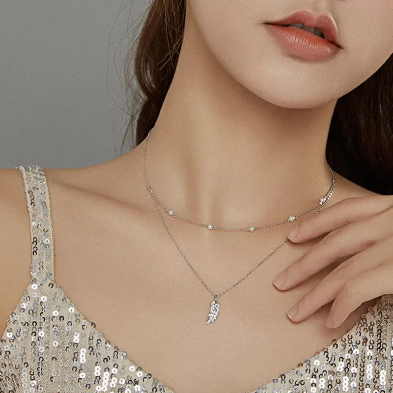(bild till) Pandora Stil Halsband Glänsande Vete - Bsn208 - View 8